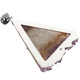 2 3/4" 925 Sterling Silver Amethyst Crystal Cut Pendant