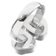 Genuine Mexican Geode Drusy Pair 925 Sterling Silver Ring, US 6