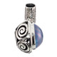 1 1/4" 925 Sterling Silver Blue Mabe Pearl us Pendant
