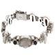 925 Silver Mother Of Pearl Biwa Pearl Garnet Shell Bracelet