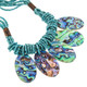 2mm Seed Beads Paua Shell us 19" Turquoise Necklace