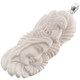 2 7/8" 925 Silver Bison Bone Carving Indian Totem Pendant