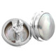 9/16" 925 Silver Biwa Freshwater Pearl White Post Earrings