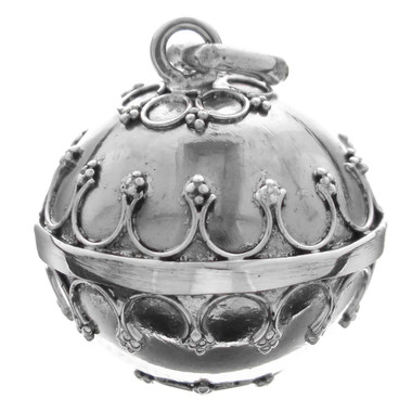 1 1/4" 925 Sterling Silver Round us Pendant