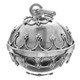 1 1/4" 925 Sterling Silver Round us Pendant