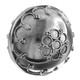 1 1/4" 925 Sterling Silver Round us Pendant