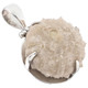 1 1/4" 925 Sterling Silver Fossil Sea Urchin us Pendant