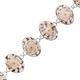 925 Sterling Silver Cone Shell Oval 8" Toggle Bracelet