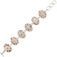 925 Sterling Silver Cone Shell Oval 8" Toggle Bracelet