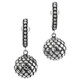 1 1/4" HANDMADE GRANULATED BALL 925 STERLING SILVER HUGGIES STUD earrings