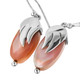 SALE! 13/16" PINK MOTHER OF PEARL SHELL 925 STERLING SILVER earrings