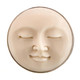 Moon Face Bison Bone 925 Sterling Silver Adj Sz 6 Ring