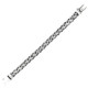 Mens Wide 10mm Double Braid Bali Handmade 925 Sterling Silver Bracelet