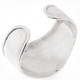 1 3/4" WIDE PIETERSITE 925 STERLING SILVER CUFF BANGLE bracelet