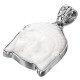 1 3/16" MOTHER OF PEARL SHELL BUDDHA FACE 925 STERLING SILVER pendant