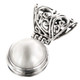 Huge! White Mabe Pearl 925 Sterling Silver Pendant