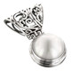 Huge! White Mabe Pearl 925 Sterling Silver Pendant