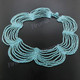 Seed Beads 17" Turquoise Necklace