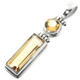 1 1/2" Double Citrine Gems 925 Sterling Silver Drop Pendant