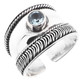 Bali Handmade Blue Topaz 925 Sterling Silver Toe Ring