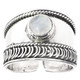 Bali Handmade Round Moonstone 925 Sterling Silver Toe Ring