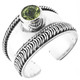 Bali Handmade Sparkling Peridot 925 Sterling Silver Toe Ring