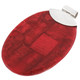 2 3/4" Oval Red Coral Bali Sterling Silver Pendant