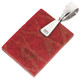 1 7/16" Dainty Red Coral 925 Sterling Silver Pendant