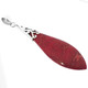 3" Exquisite Red Coral 925 Sterling Silver Pendant