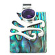 1 7/8" Paua Abalone Shell Amethyst Sterling Silver Pendant