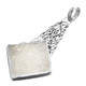 SALE! 2 5/16" AGATE DRUZY DRUSY CRYSTAL 925 STERLING SILVER pendant