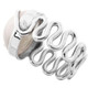 White Mabe Cultured Pearl Bali Handmade 925 Sterling Silver Ring