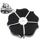 1 1/2" MOTHER OF PEARL SHELL MAGNOLIA FLOWER 925 STERLING SILVER PRONG pendant