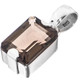 Large Sparkling Smoky Quartz Gem 925 Sterling Silver Pendant, 1"