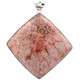 925 Silver Genuine Fossil Coral Sterling Pendant, 2 1/2"
