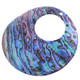 2 3/4" 70mm Lusterous New Zealand Paua Abalone Shell Bead
