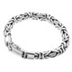 9mm Fat Brilliant Handmade Byzantine Solid 925 Sterling Silver Bracelet
