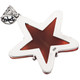 2" HANDMADE RED CARNELIAN STAR IN 925 STERLING SILVER pendant
