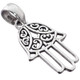 1 1/2" PRETTY HAMSA SILVERWORK FILIGREE 925 STERLING SILVER pendant