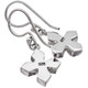 9/16" MALTESE CROSS SCROLL FILIGREE 925 STERLING SILVER earrings