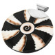 2" Cone Shell In Black 925 Sterling Silver Pendant