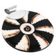 2" Cone Shell In Black 925 Sterling Silver Pendant