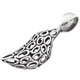 1 3/8" BALI HANDCRAFTED FILIGREE DOUBLE SIDED 925 STERLING SILVER pendant