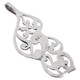 1 7/8" BALI HANDCRAFTED SCROLL FILIGREE LEAF925 STERLING SILVER pendant