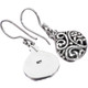 9/16" BALI HANDMADE ARTISANAL SCROLLWORK FILIGREE  925 STERLING SILVER earrings