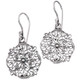 1" Handmade Filigree Silverwork 925 Sterling Silver Earrings