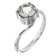 Hand Crafted Prasiolite 925 Sterling Silver Stacking Ring