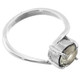 Hand Crafted Prasiolite 925 Sterling Silver Stacking Ring