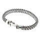 12mm Track Weave Mens Handmade Solid 925 Sterllng Silver Bracelet