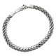 12mm Track Weave Mens Handmade Solid 925 Sterllng Silver Bracelet